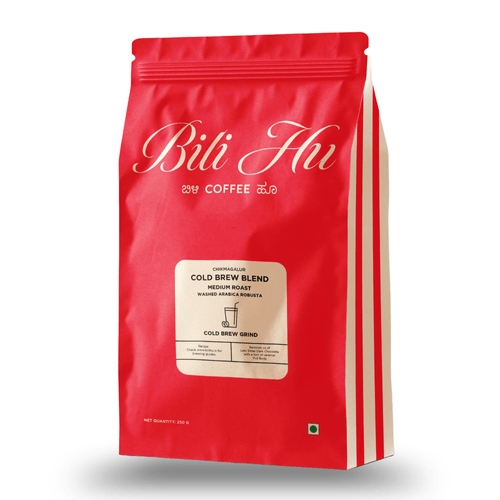 Bili Hu Cold Brew Blend Whole Beans 250g, Medium Roast, Arabica and Robusta Beans