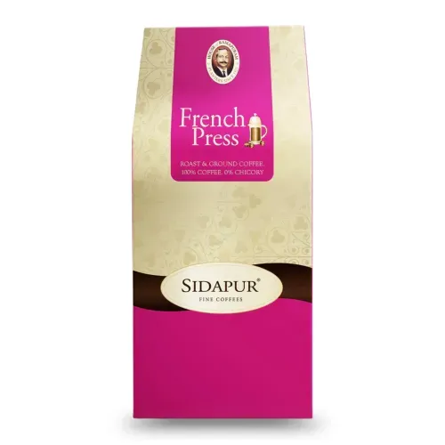 Sidapur French Press Coffee Premium Roast and Ground Coffee 500g